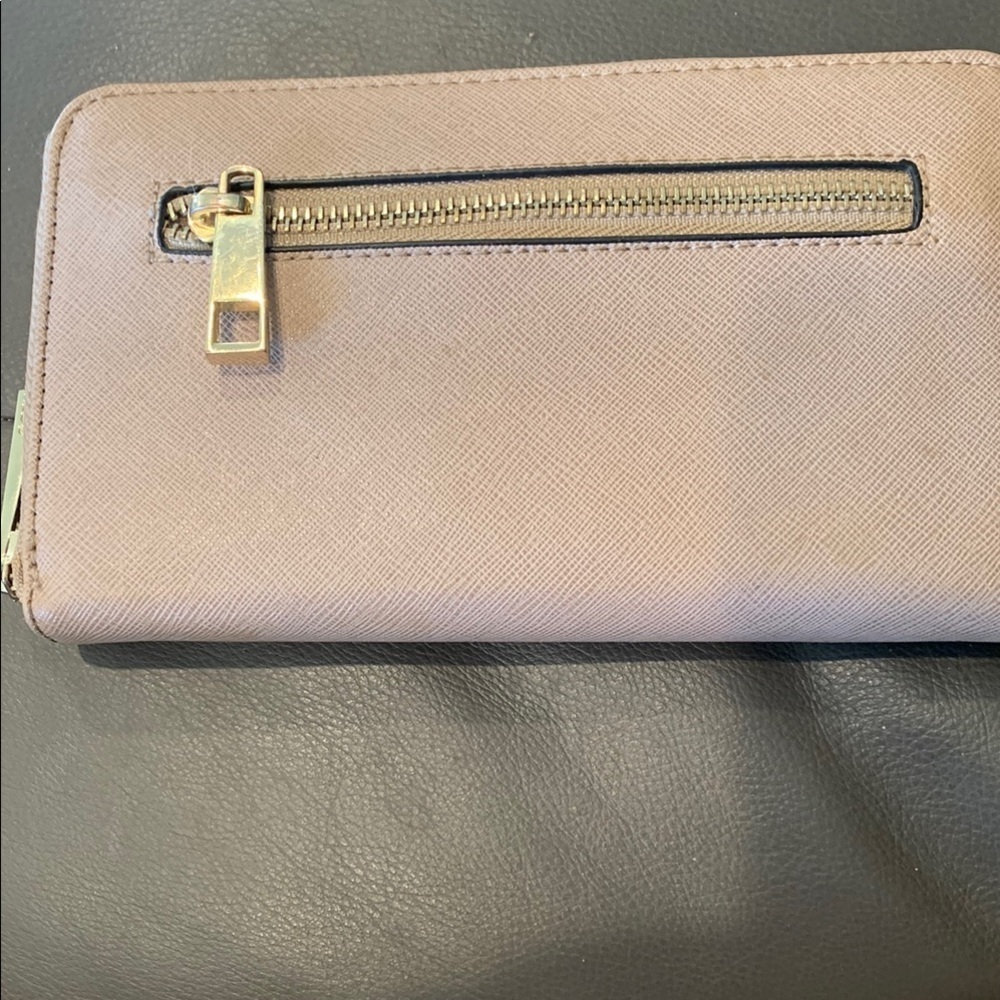 Aldo Tan Rectangular Zip-Around Wallet - Picture 3 of 7